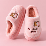 Women's Thick Plush Platform Slippers